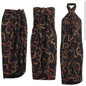 NEW Walter Baker Paradise Sarong color Ibiza Chain, OS